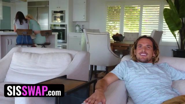 Sis Swap - Lusty Dudes Pretends To Be Their Stepsisters Boyfriends Swapped And Fucked Them Hard - 2